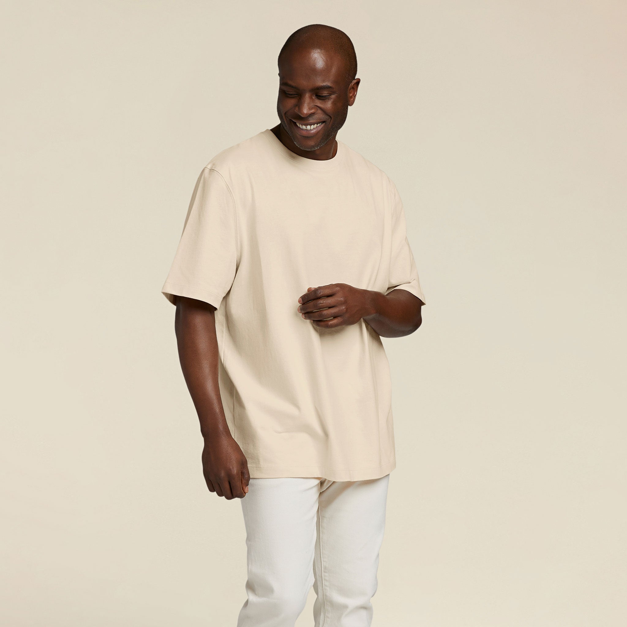 Boxy crew neck tee new arrivals