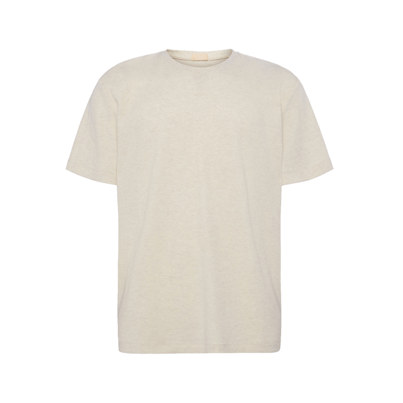 Waffle T-Shirt | Heather Bone