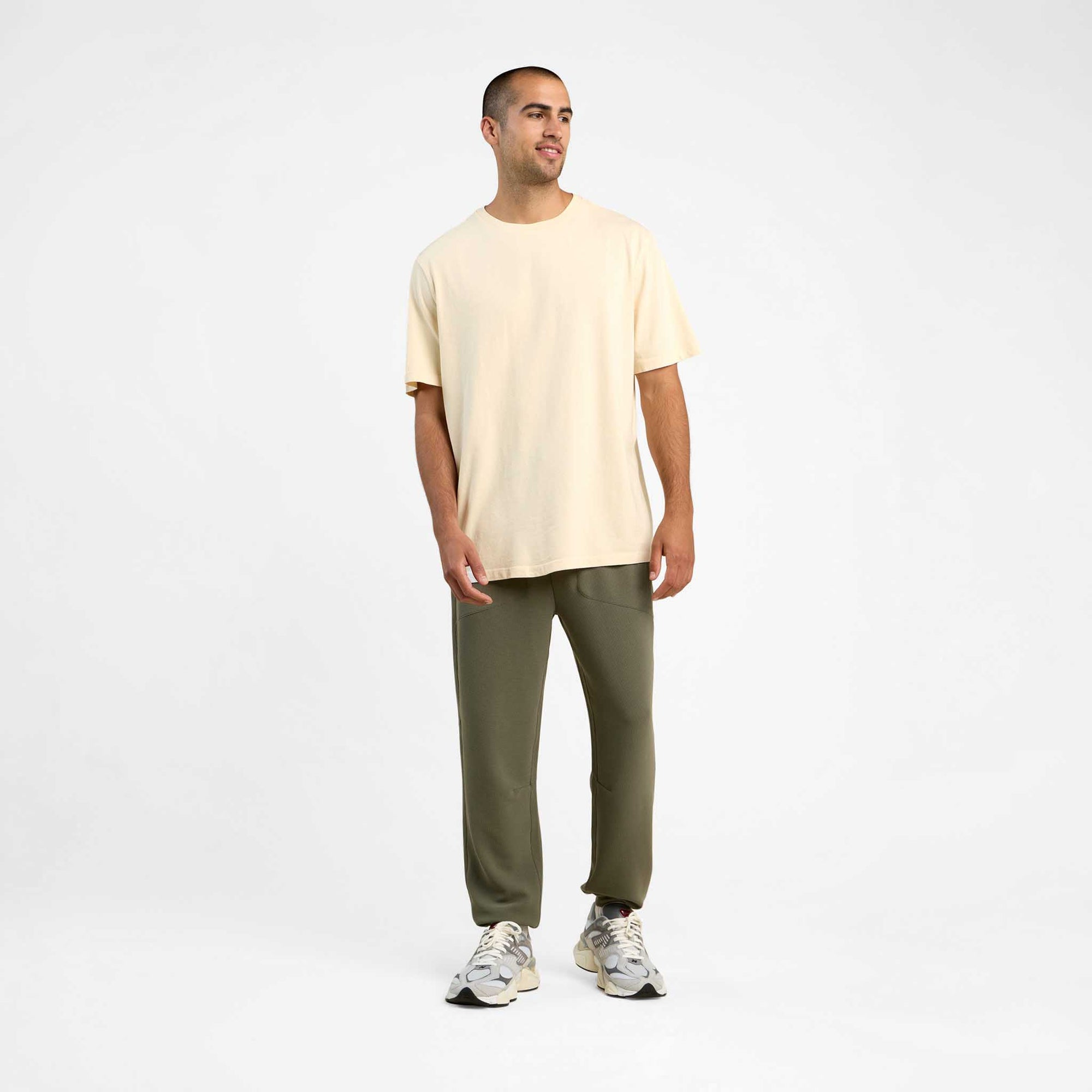 Men's Performance Waffle Jogger | Olive