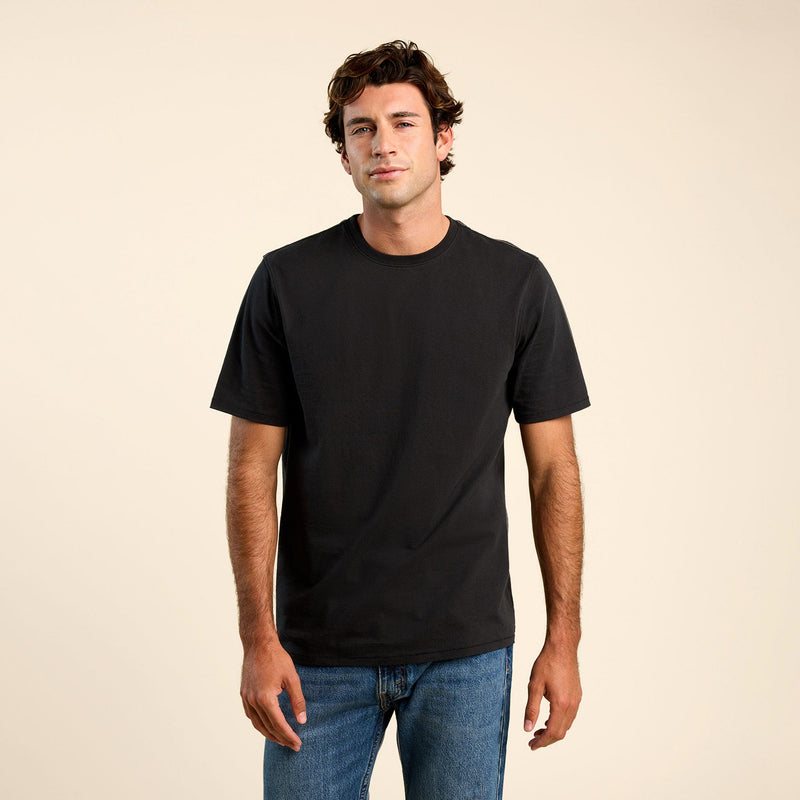 Vintage Cotton Men's Everyday T-Shirt | Black