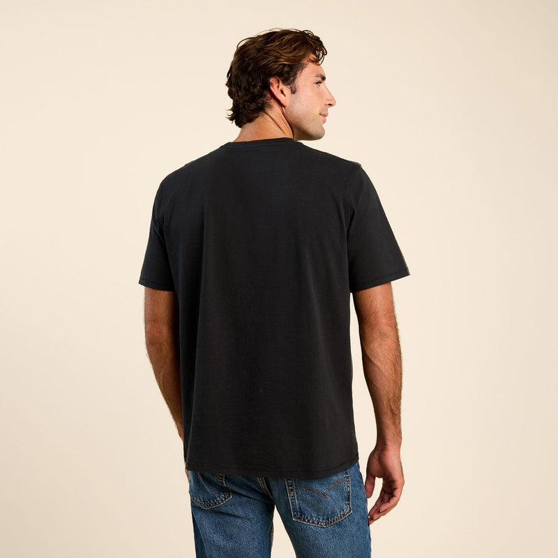 Vintage Cotton Men's Everyday T-Shirt | Black