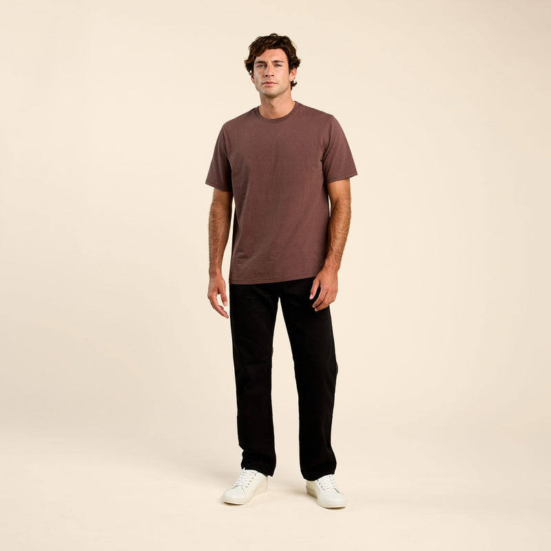 Vintage Cotton Men's Everyday T-Shirt | Coffee