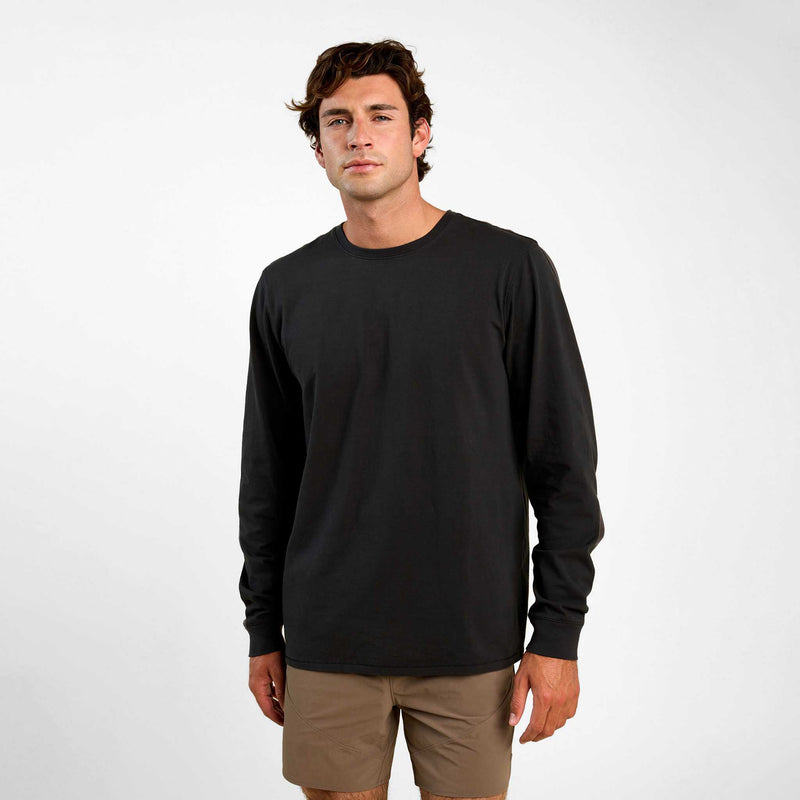 Vintage Cotton Men's Long Sleeve Everyday T-Shirt