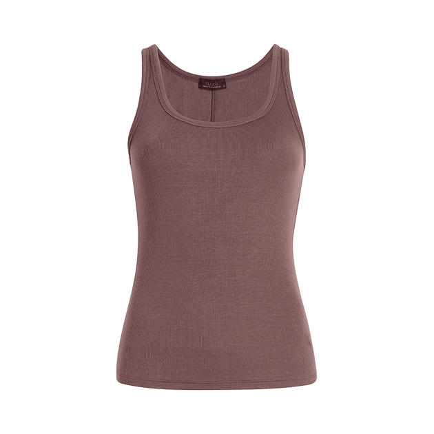 Slinky Rib Tank | Coffee