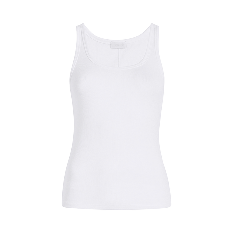 Slinky Rib Tank | White