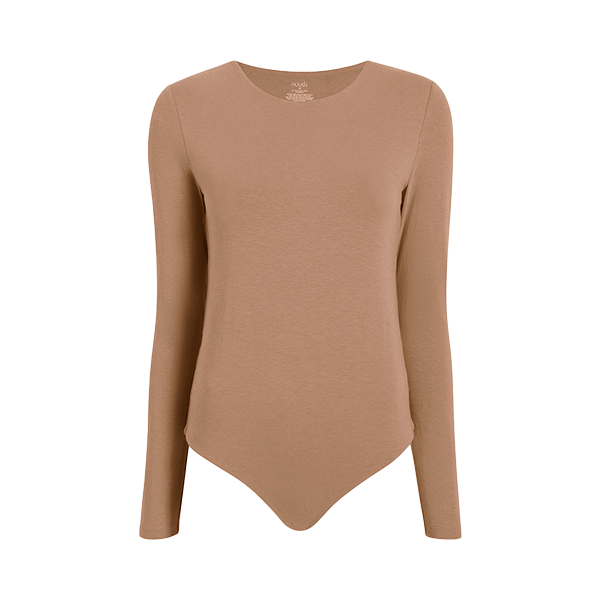 Buy Zivame All Day Seamless Bodysuit - Wild Ginger(Brown, Medium