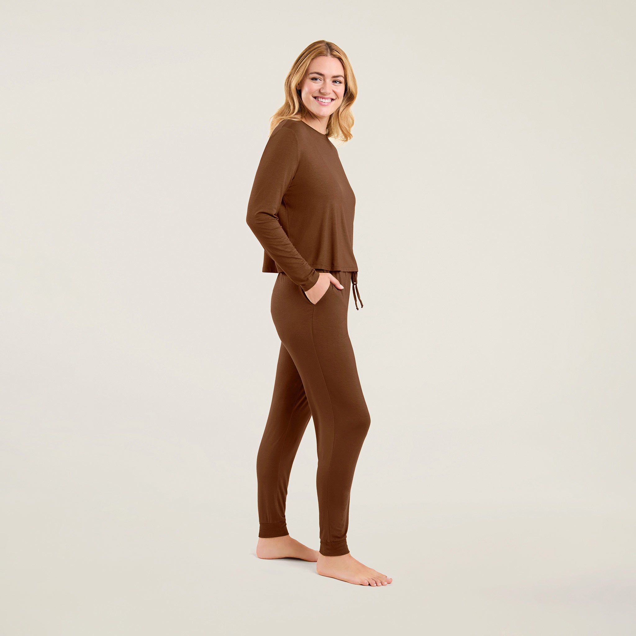 Chocolate discount jogger set