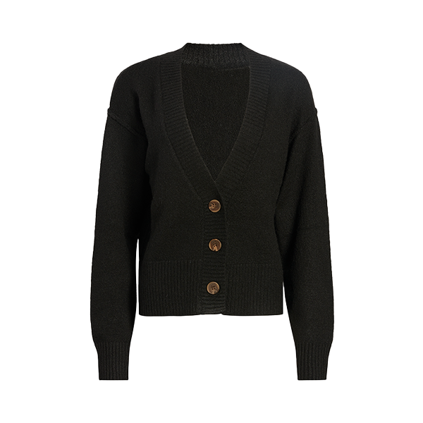 Cozy Knit Cardigan | Black