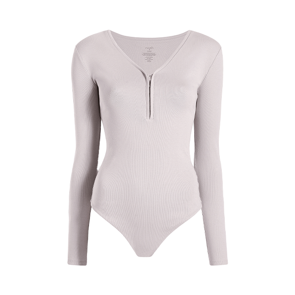 Hook & Eye Bodysuit | Stone