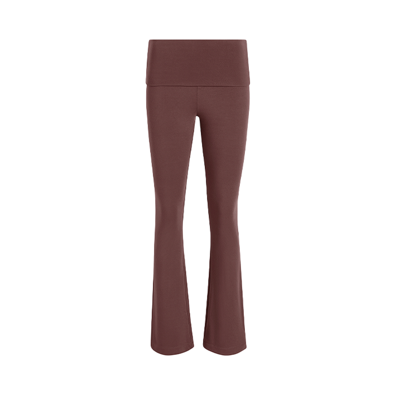 SwiftStretch Fold Over Legging | Coffee