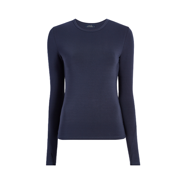 SwiftStretch Long Sleeve Shirt | Navy