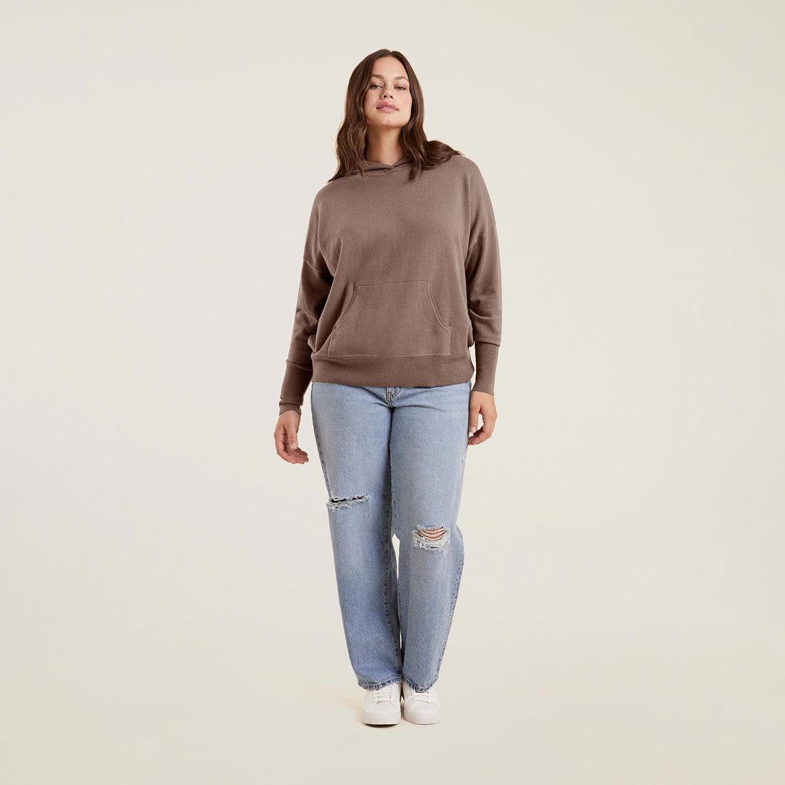 Luxe Knit Hoodie | Mocha