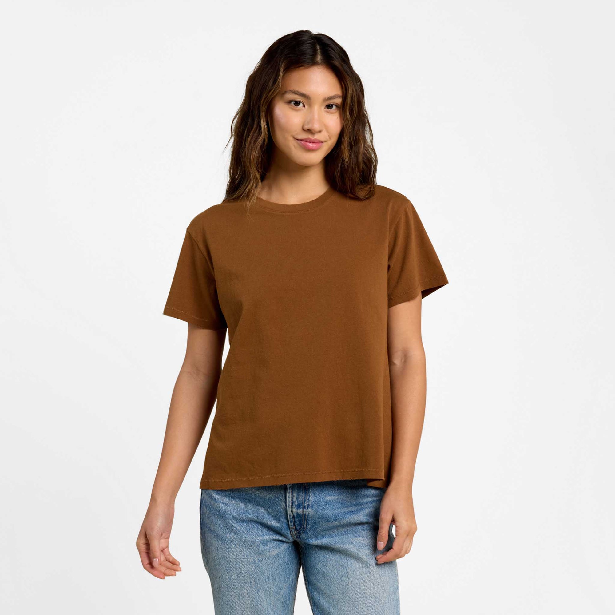 Vintage Cotton Everyday T-Shirt | Chocolate