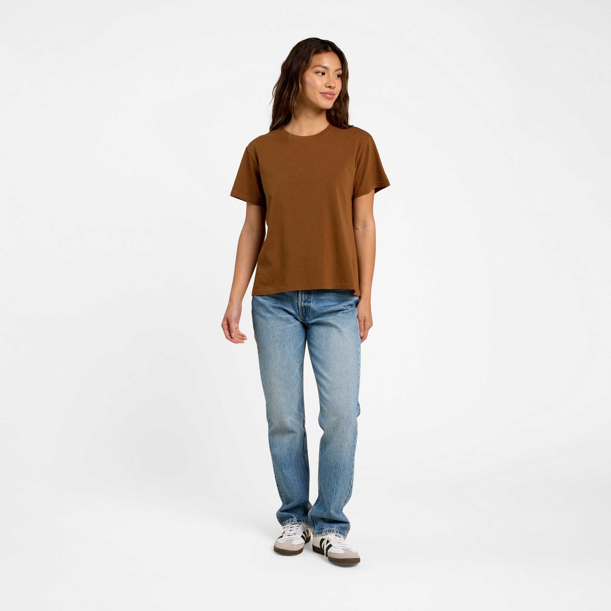 Vintage Cotton Everyday T-Shirt | Chocolate