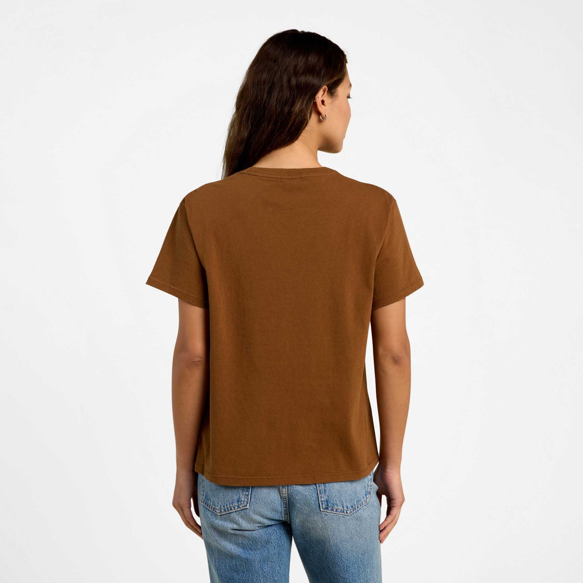 Vintage Cotton Everyday T-Shirt | Chocolate