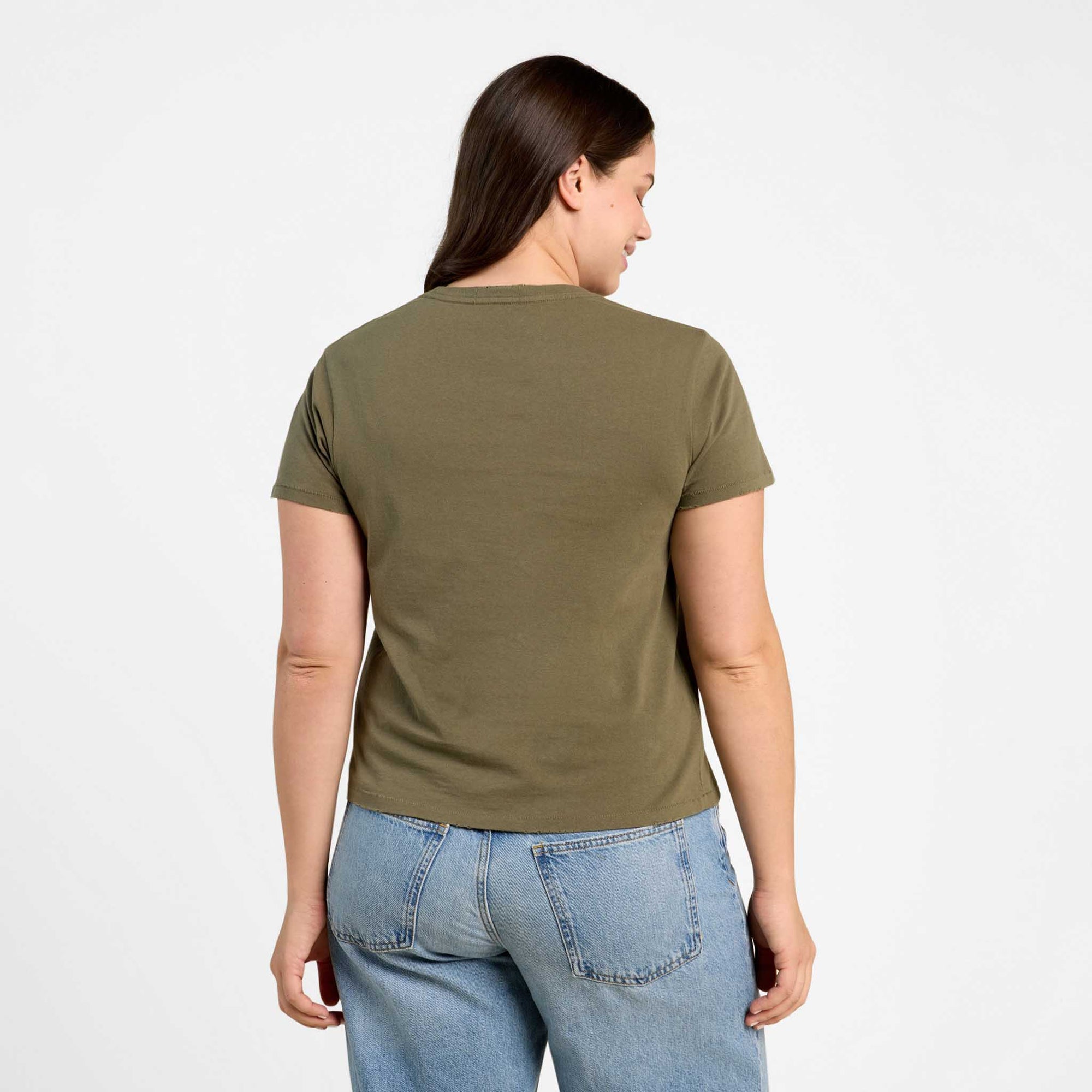 Vintage Cotton Everyday T-Shirt | Olive