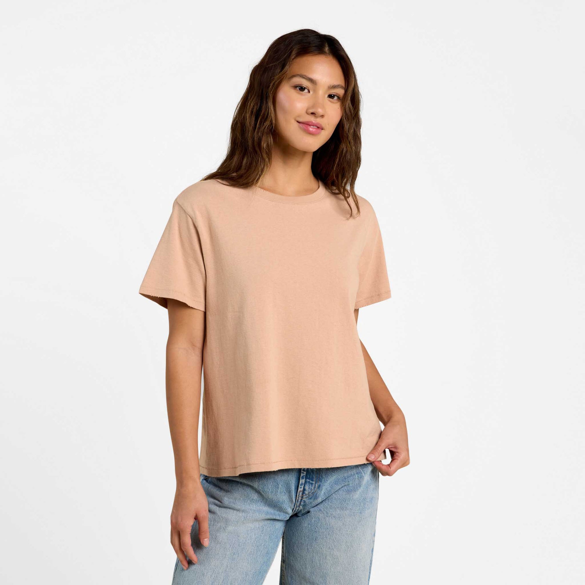 Vintage Cotton Everyday T-Shirt | Sand