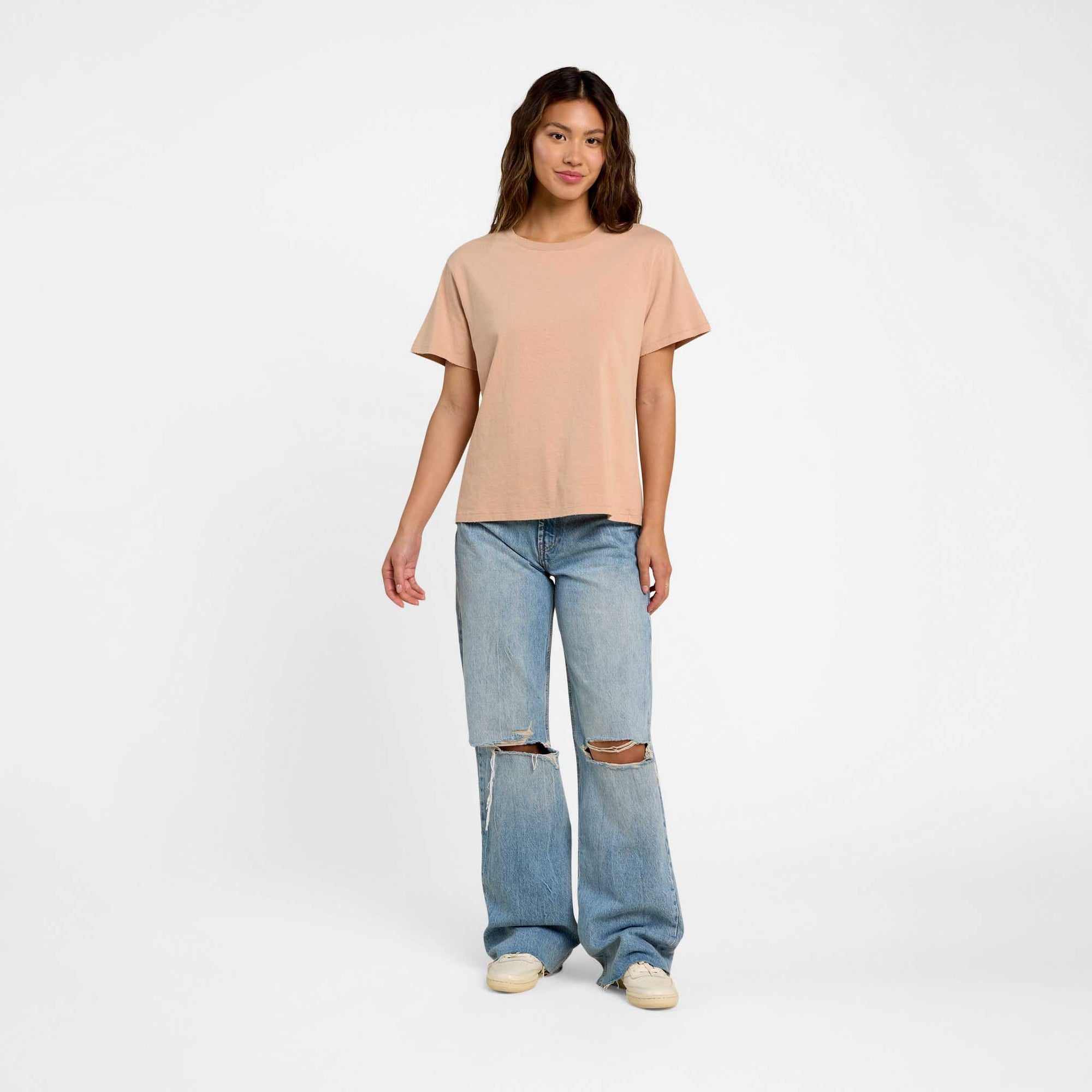 Vintage Cotton Everyday T-Shirt | Sand