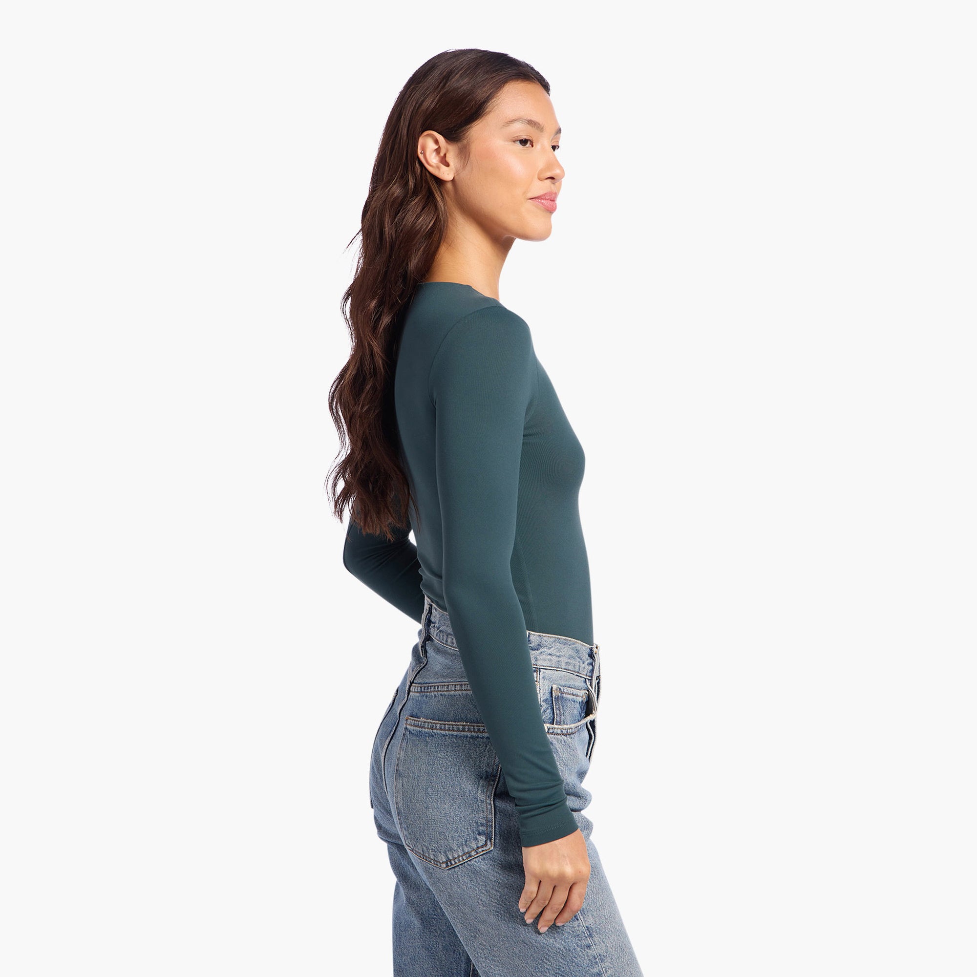 Long Sleeve Crewneck Bodysuit