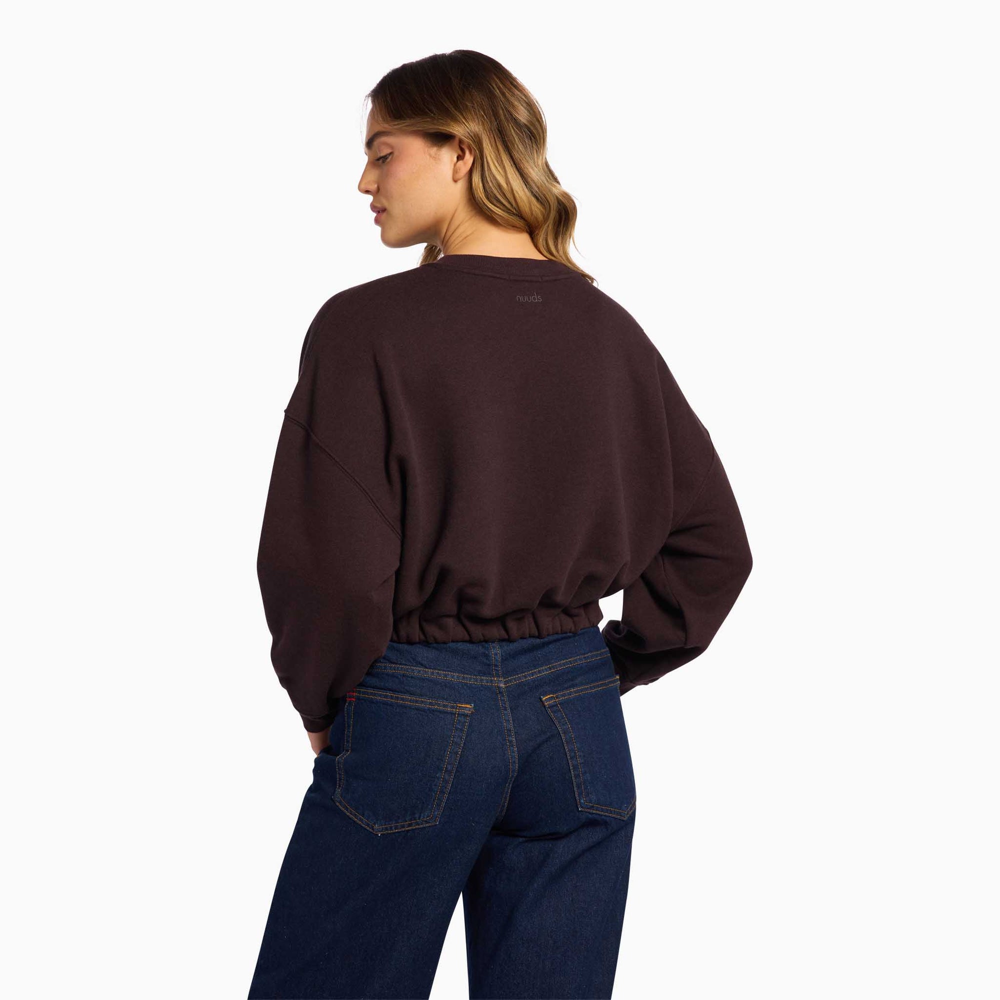 Vintage Fleece Cinch Waist Sweatshirt