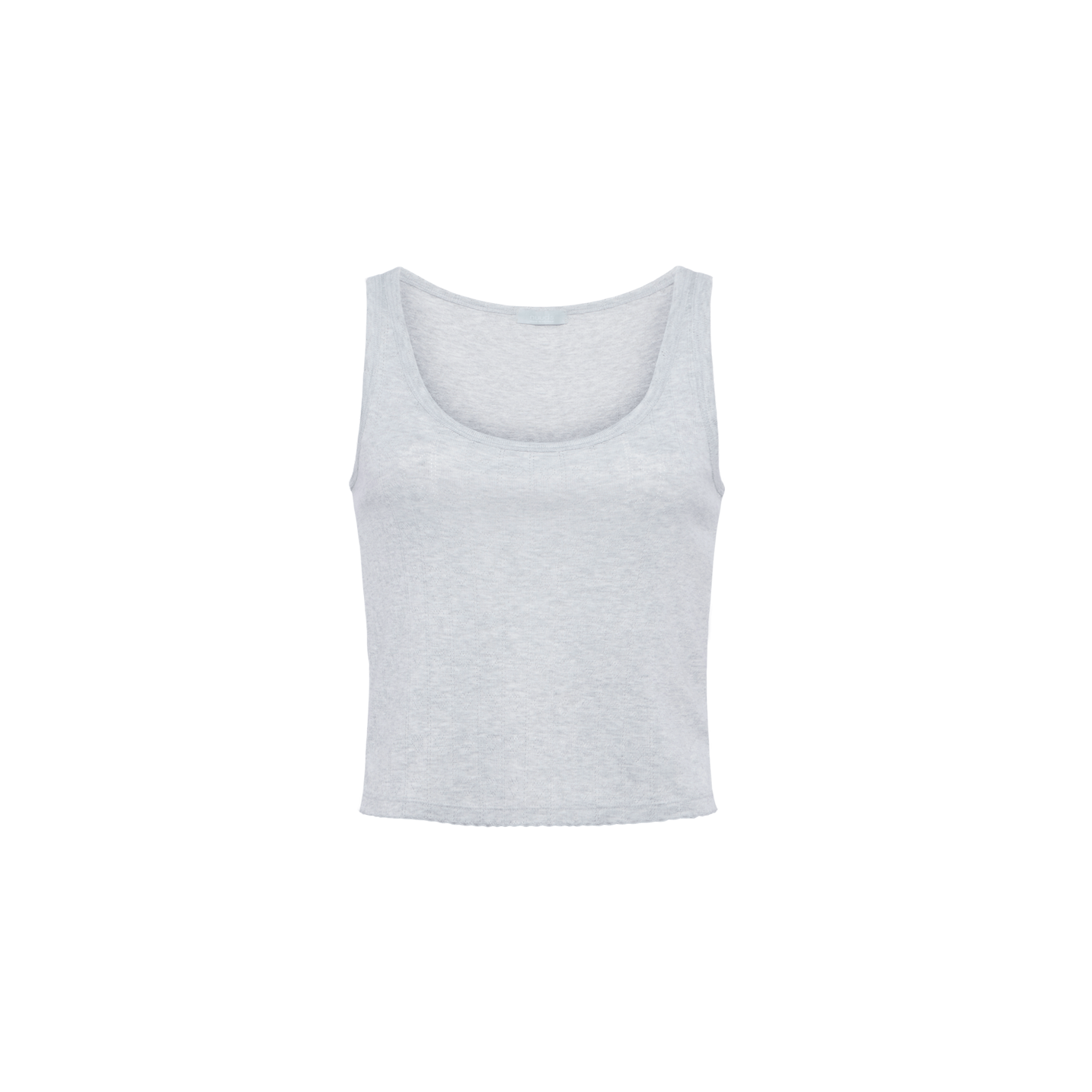 Heart Pointelle Scoop Tank