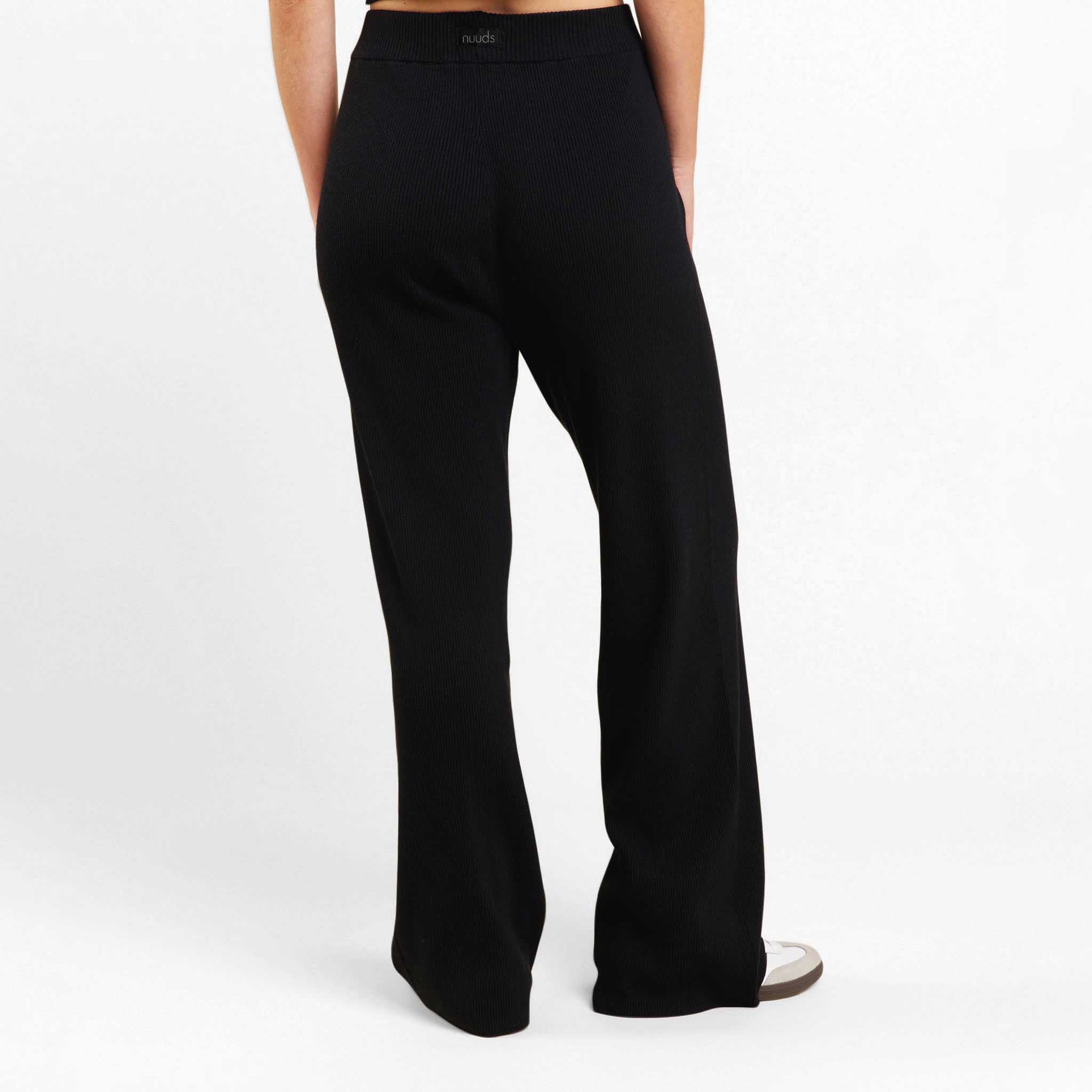 Ribbed Sweater Wide Leg Pant