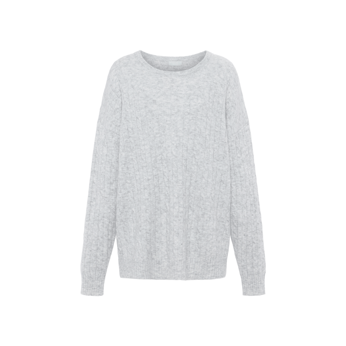 Cozy Knit Cable Crewneck Sweater