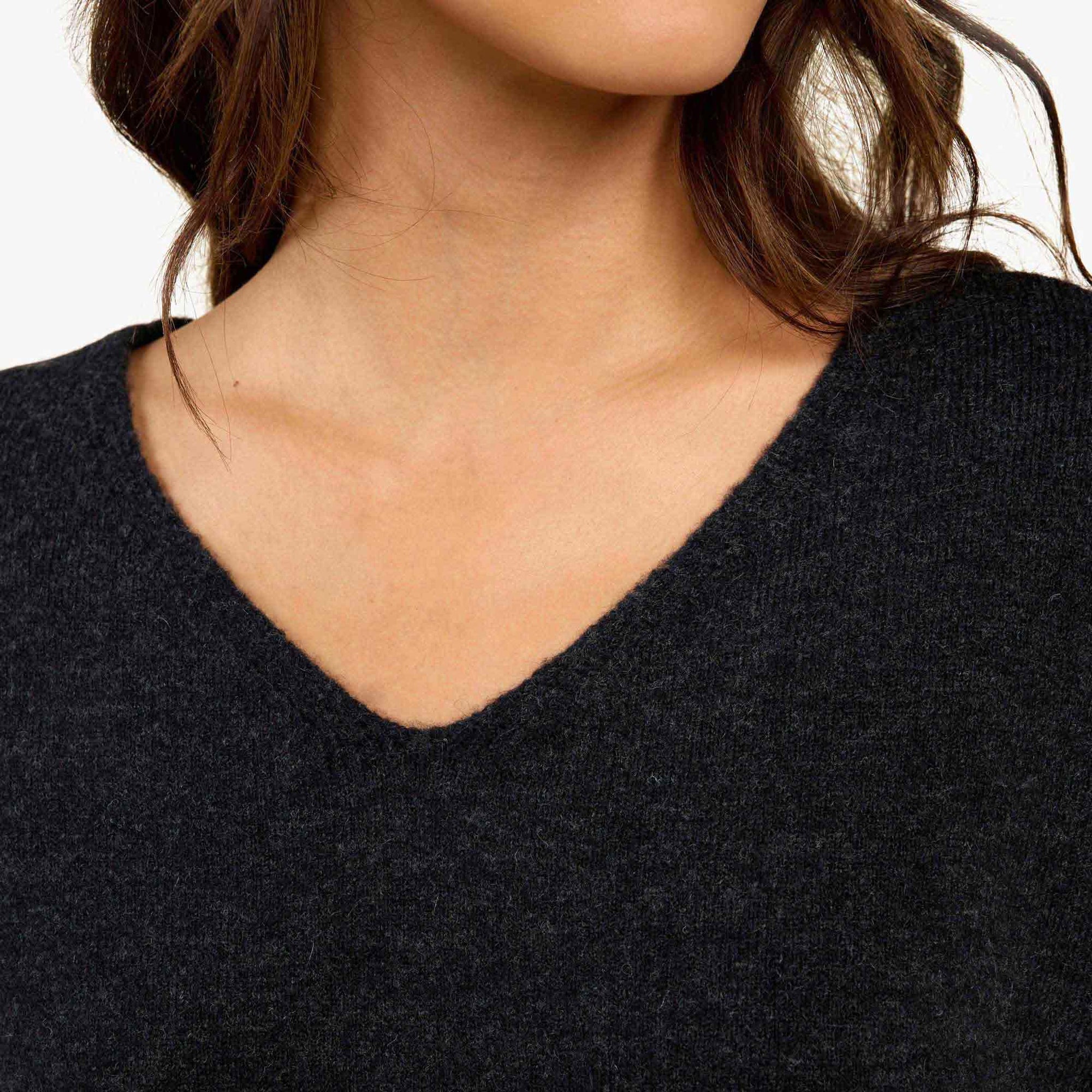 Cozy Knit V-Neck Sweater