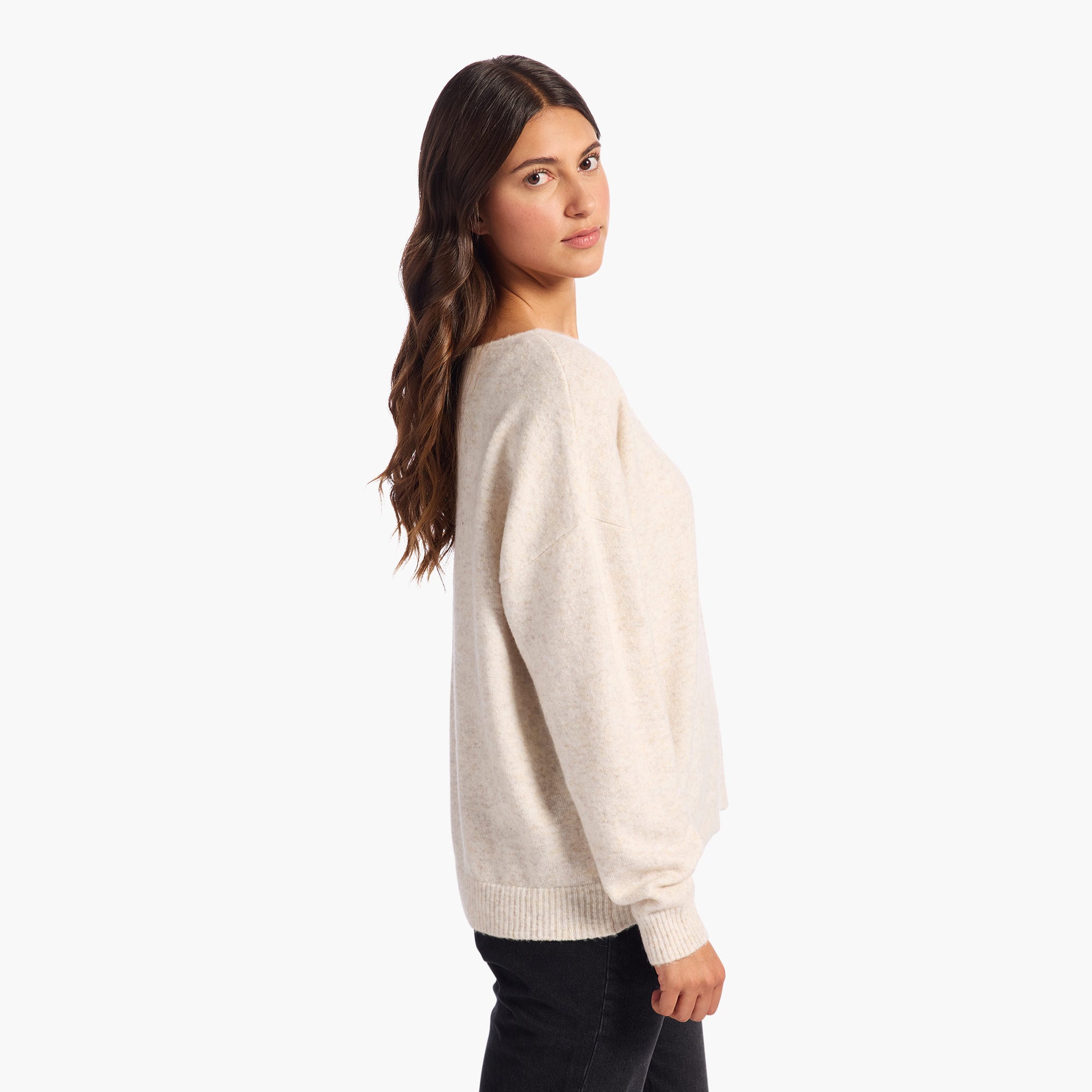 Cozy Knit V-Neck Sweater