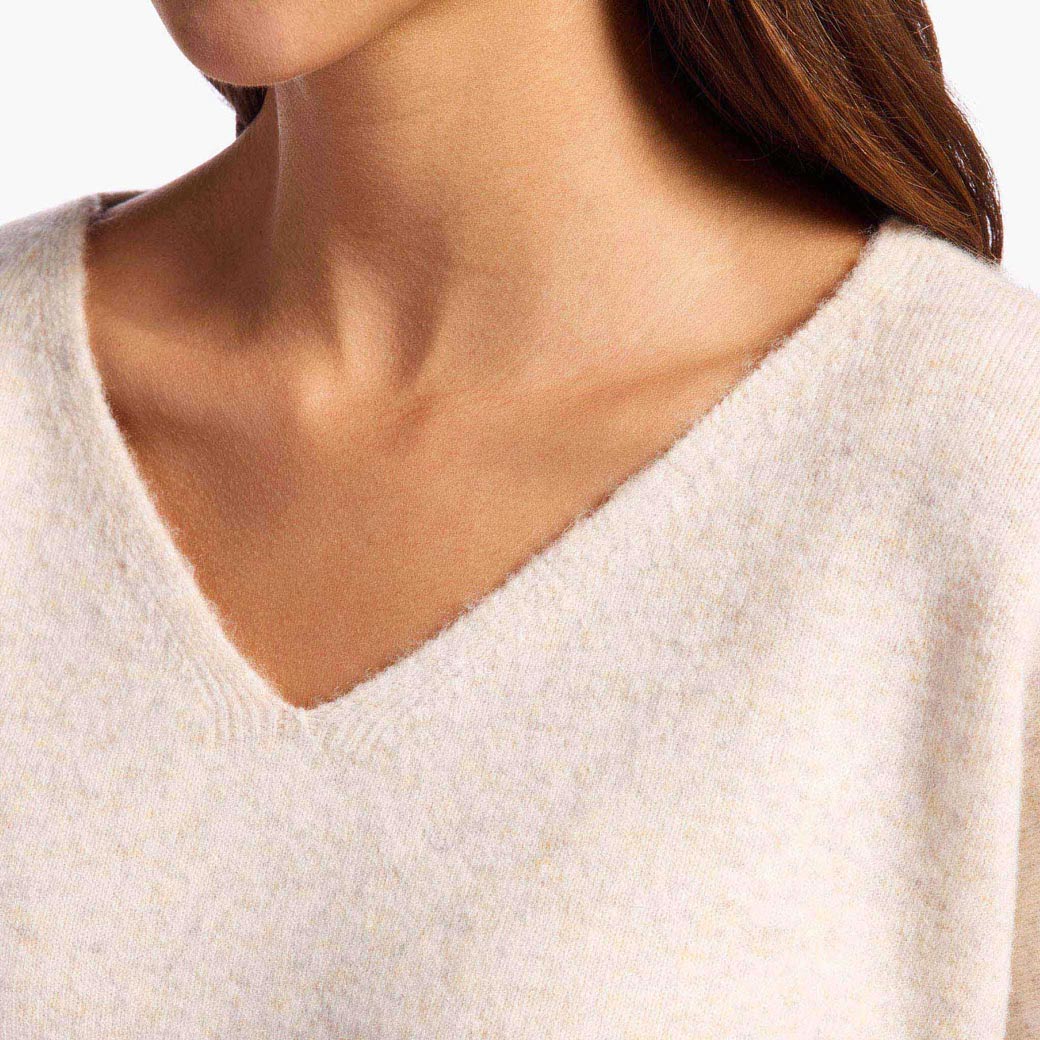 Cozy Knit V-Neck Sweater