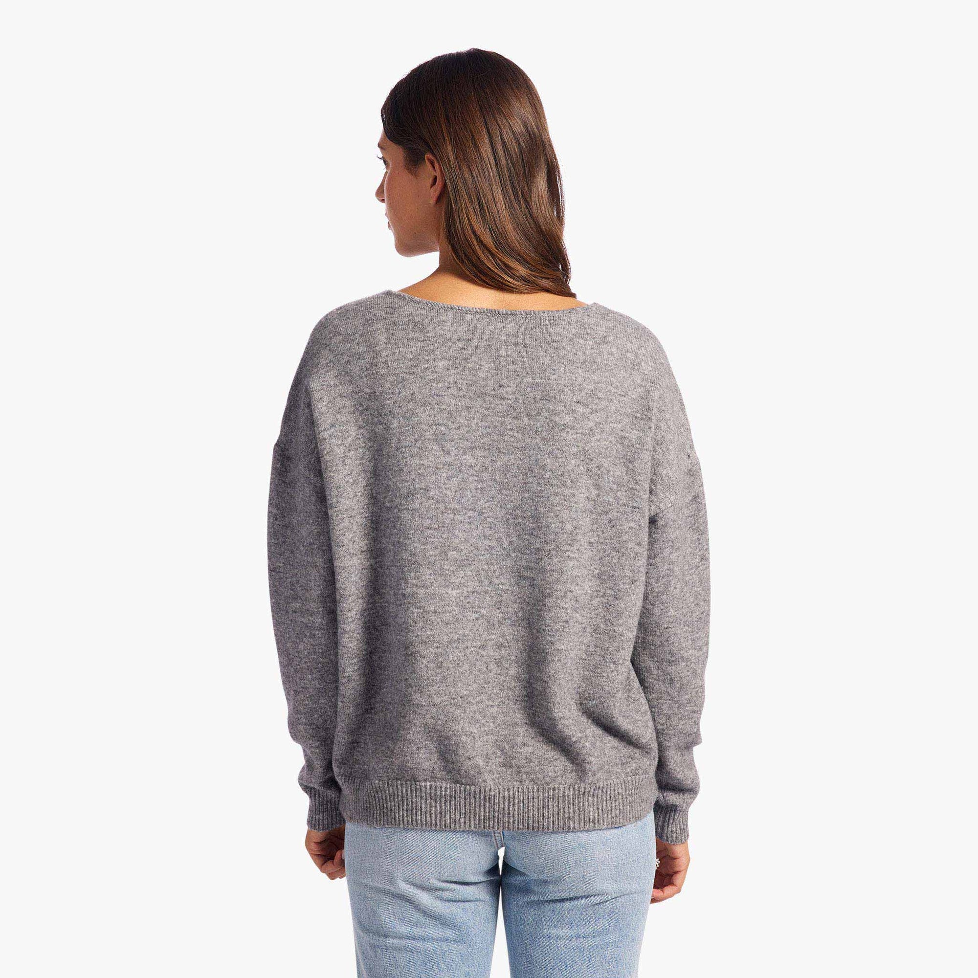 Cozy Knit V-Neck Sweater