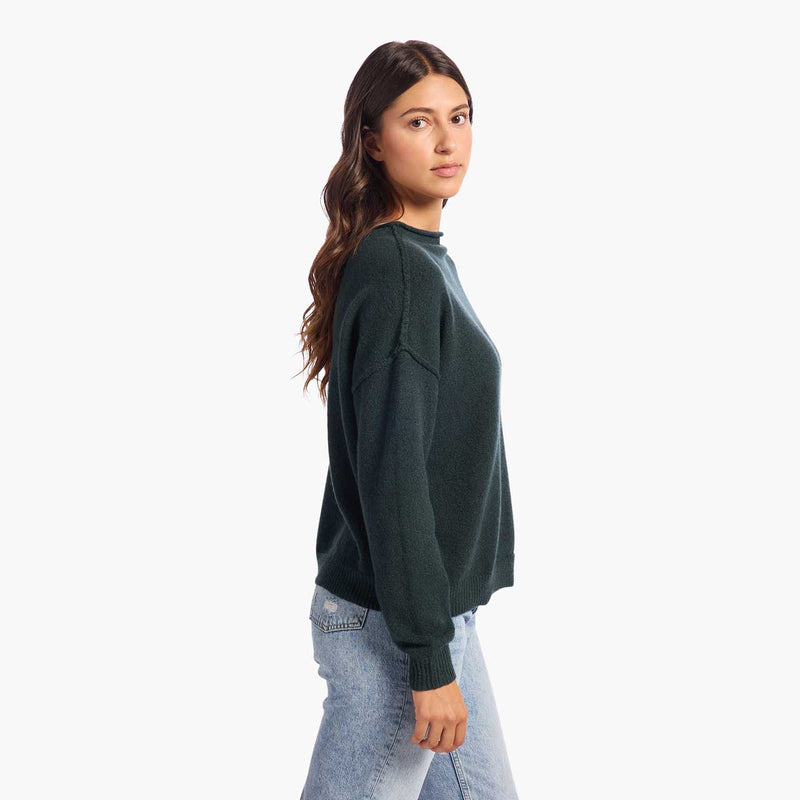 Cozy Knit Mock Neck Sweater