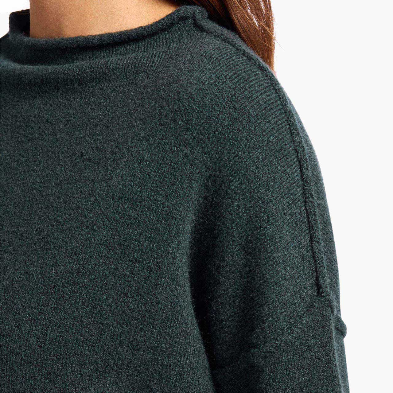 Cozy Knit Mock Neck Sweater