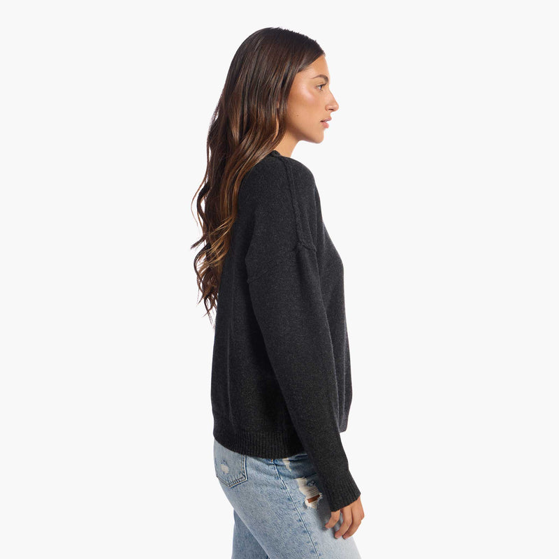 Cozy Knit Mock Neck Sweater