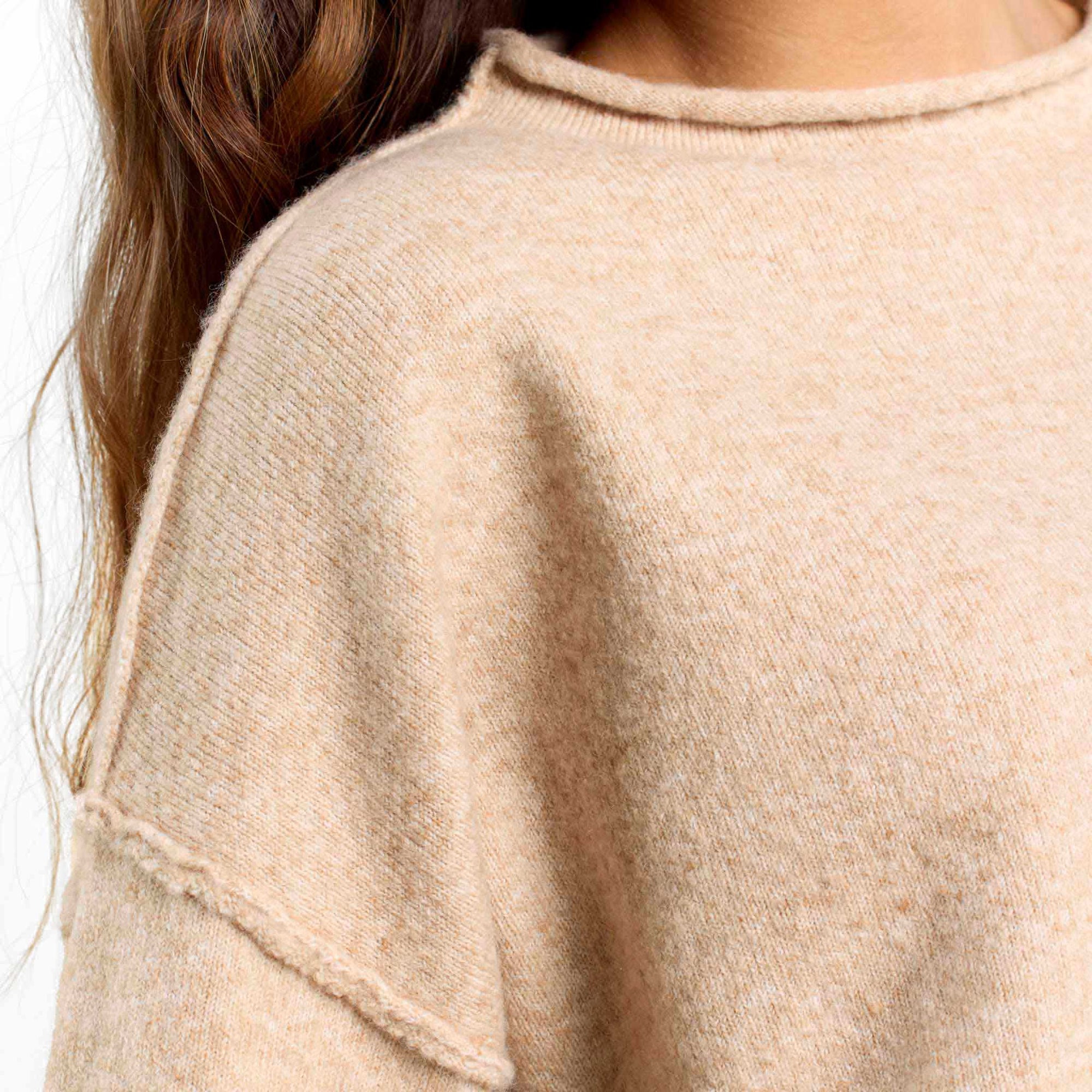 Cozy Knit Mock Neck Sweater