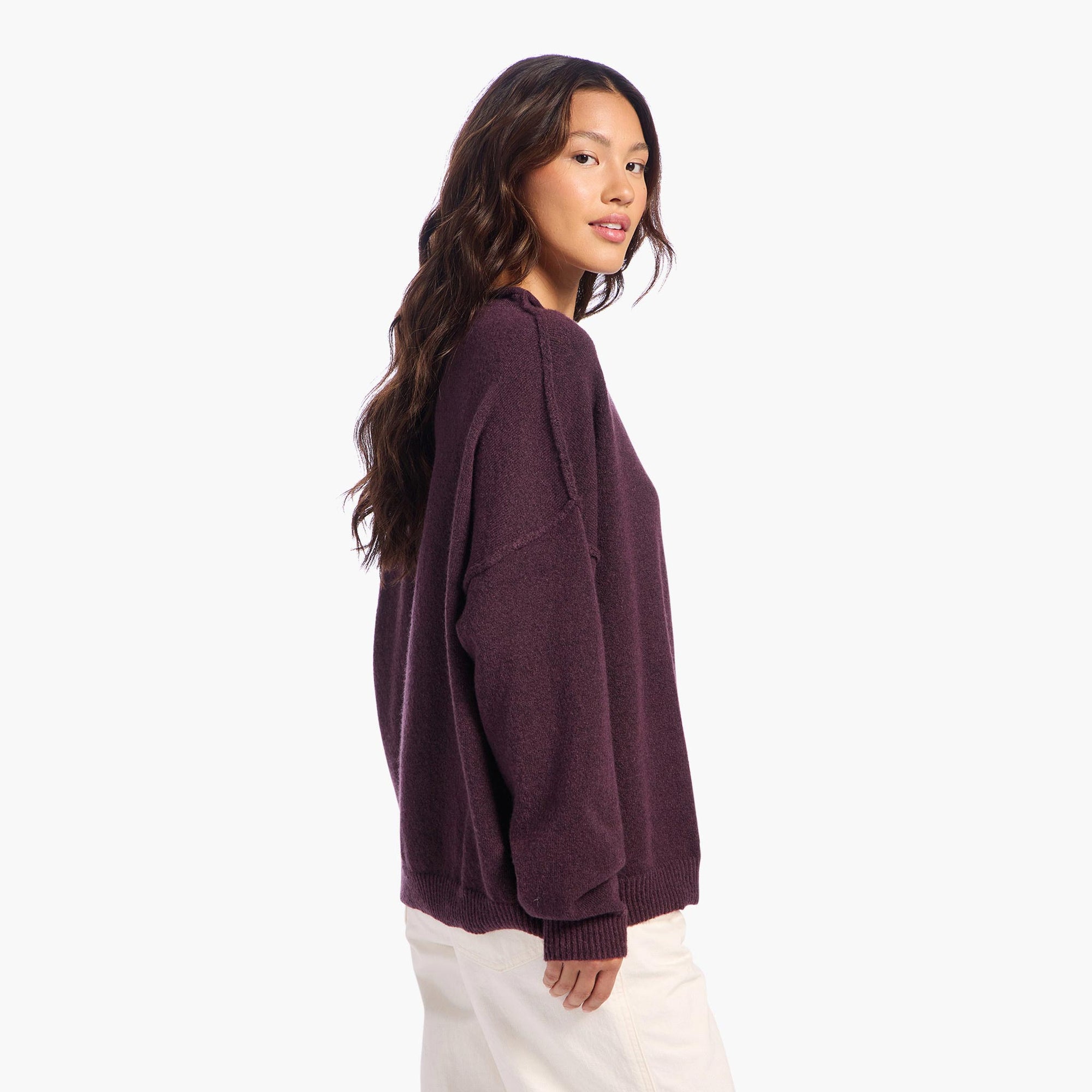 Cozy Knit Mock Neck Sweater