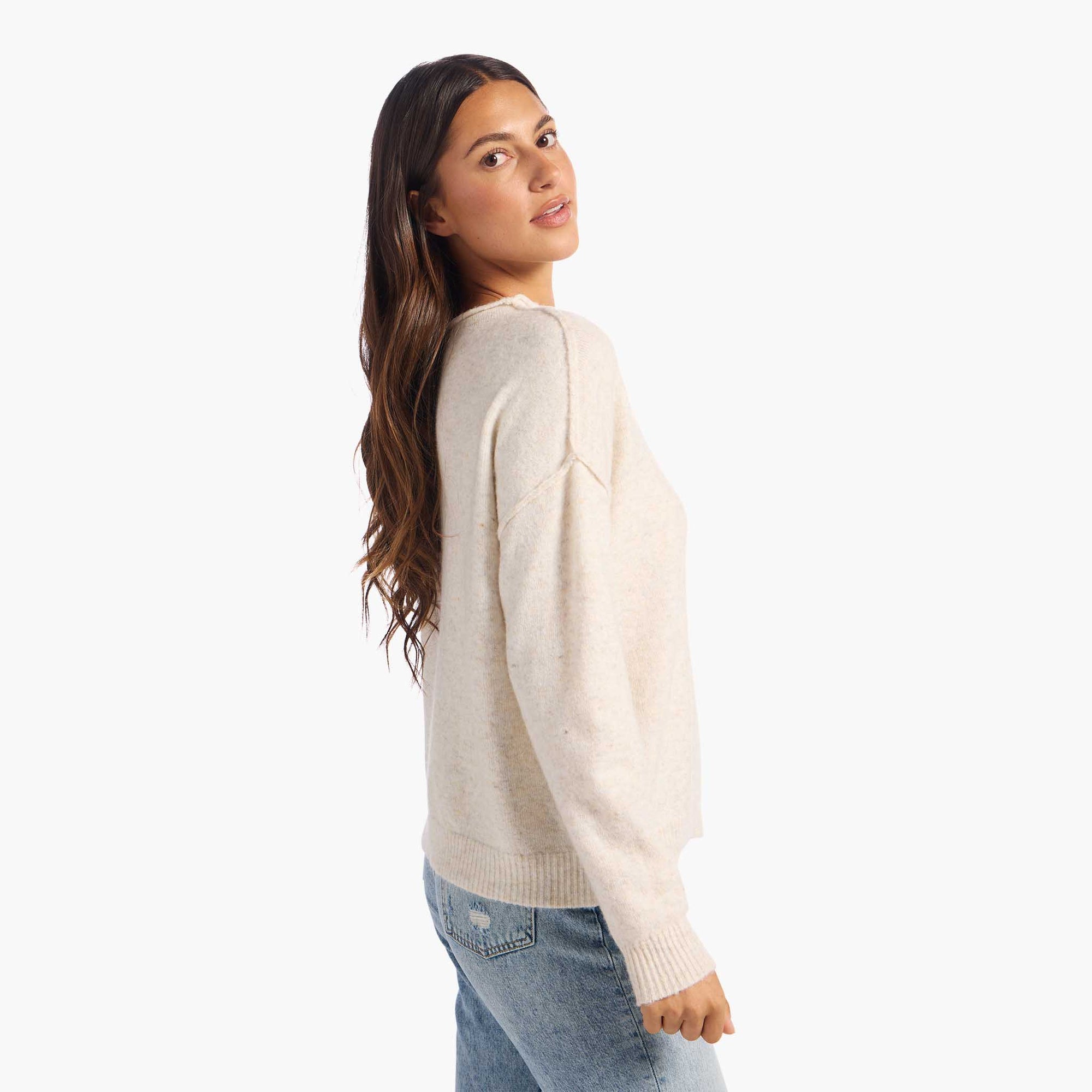 Cozy Knit Mock Neck Sweater