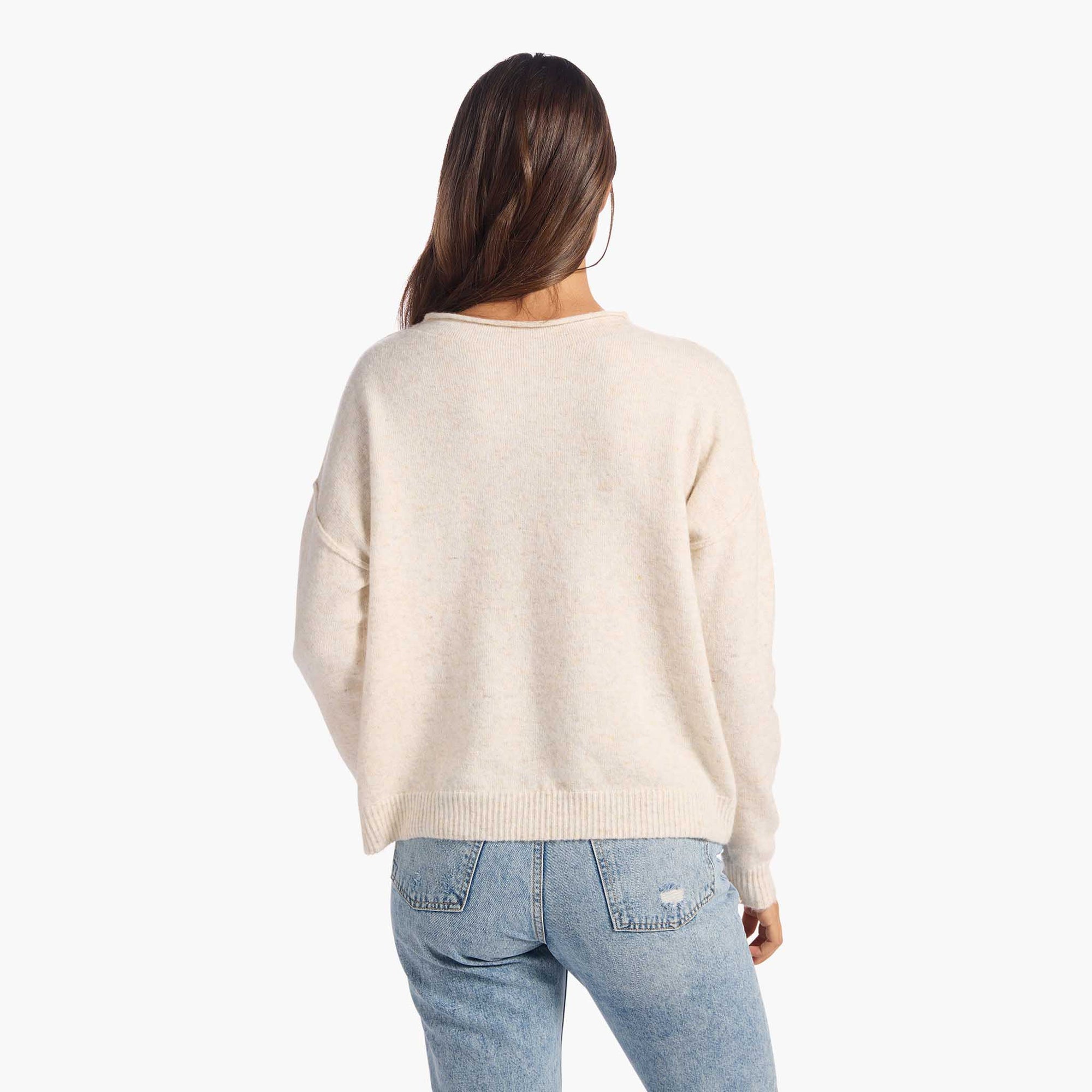 Cozy Knit Mock Neck Sweater