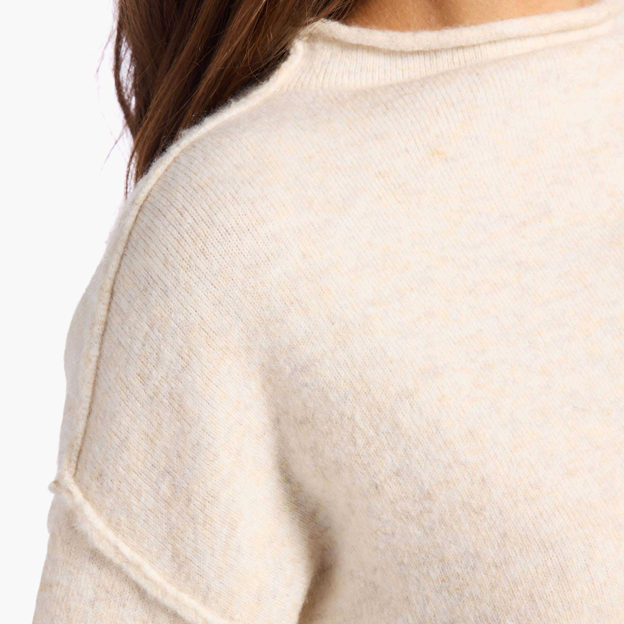 Cozy Knit Mock Neck Sweater