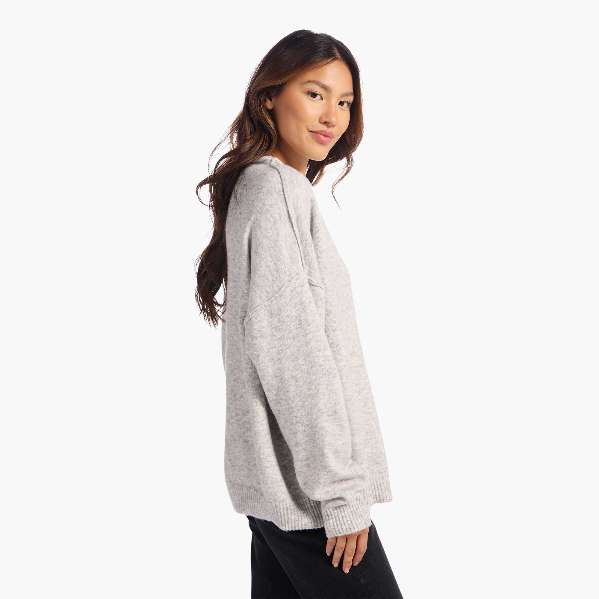 Cozy Knit Mock Neck Sweater