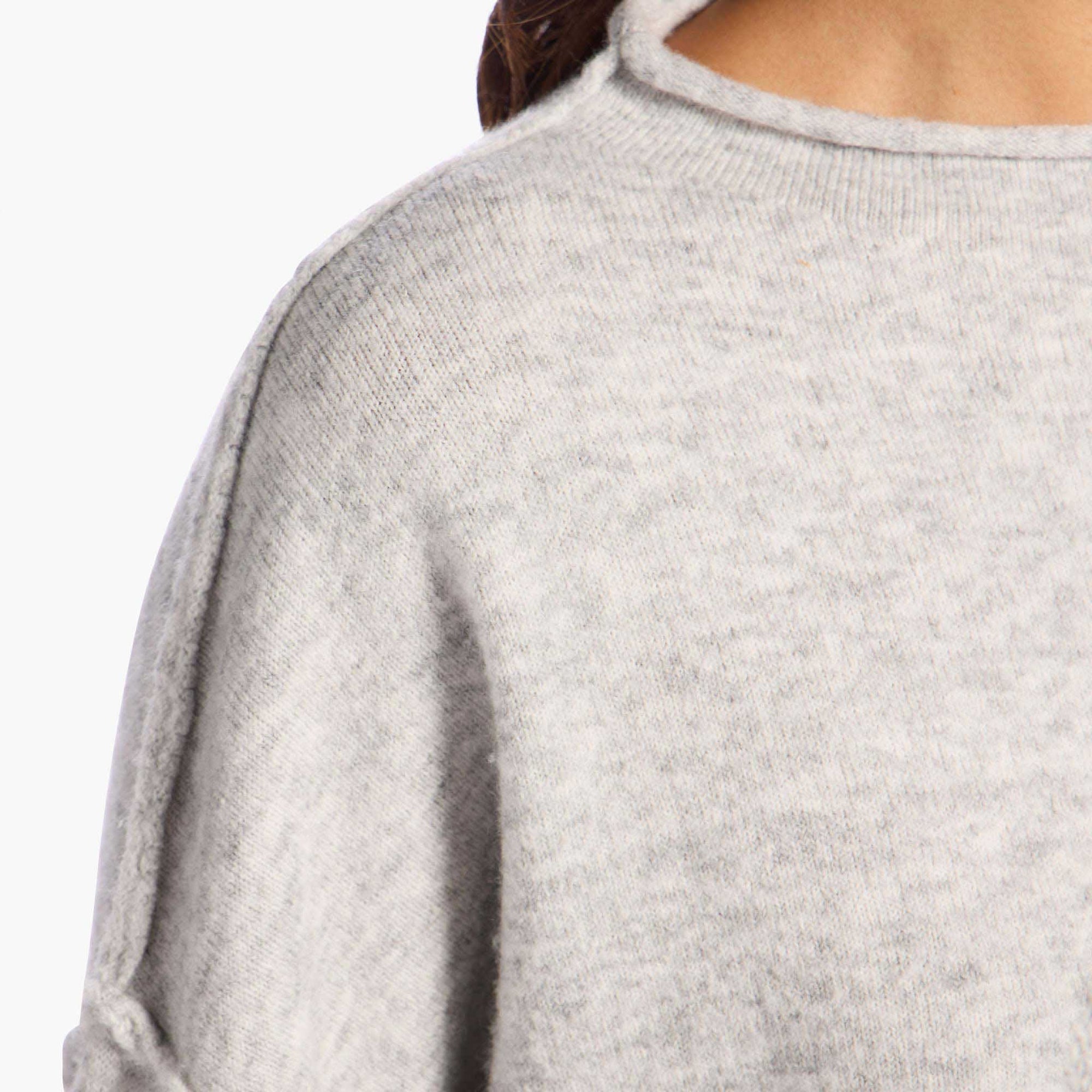 Cozy Knit Mock Neck Sweater