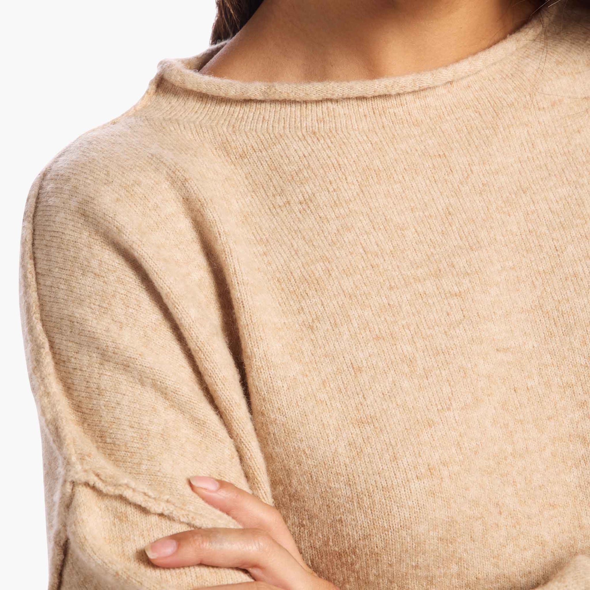 Cozy Knit Mock Neck Sweater