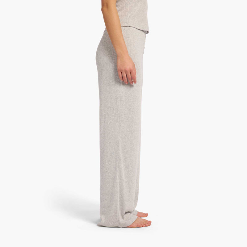 Heart Pointelle Wide Leg Pant