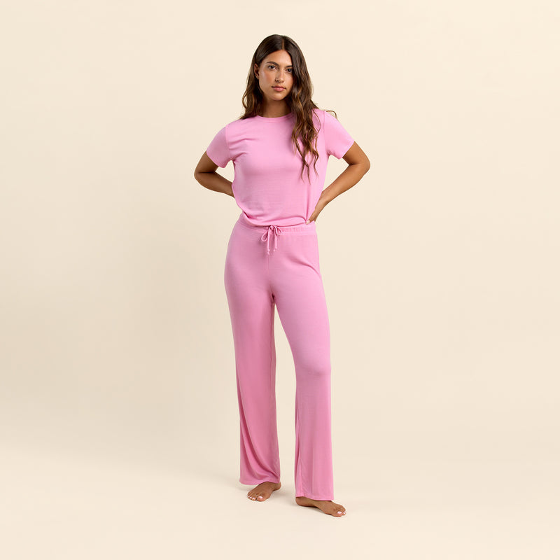 Ribbed Pajama Set