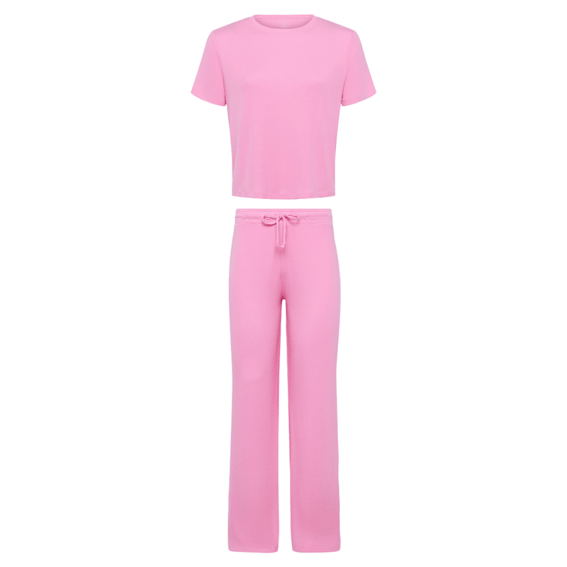 Ribbed Pajama Set