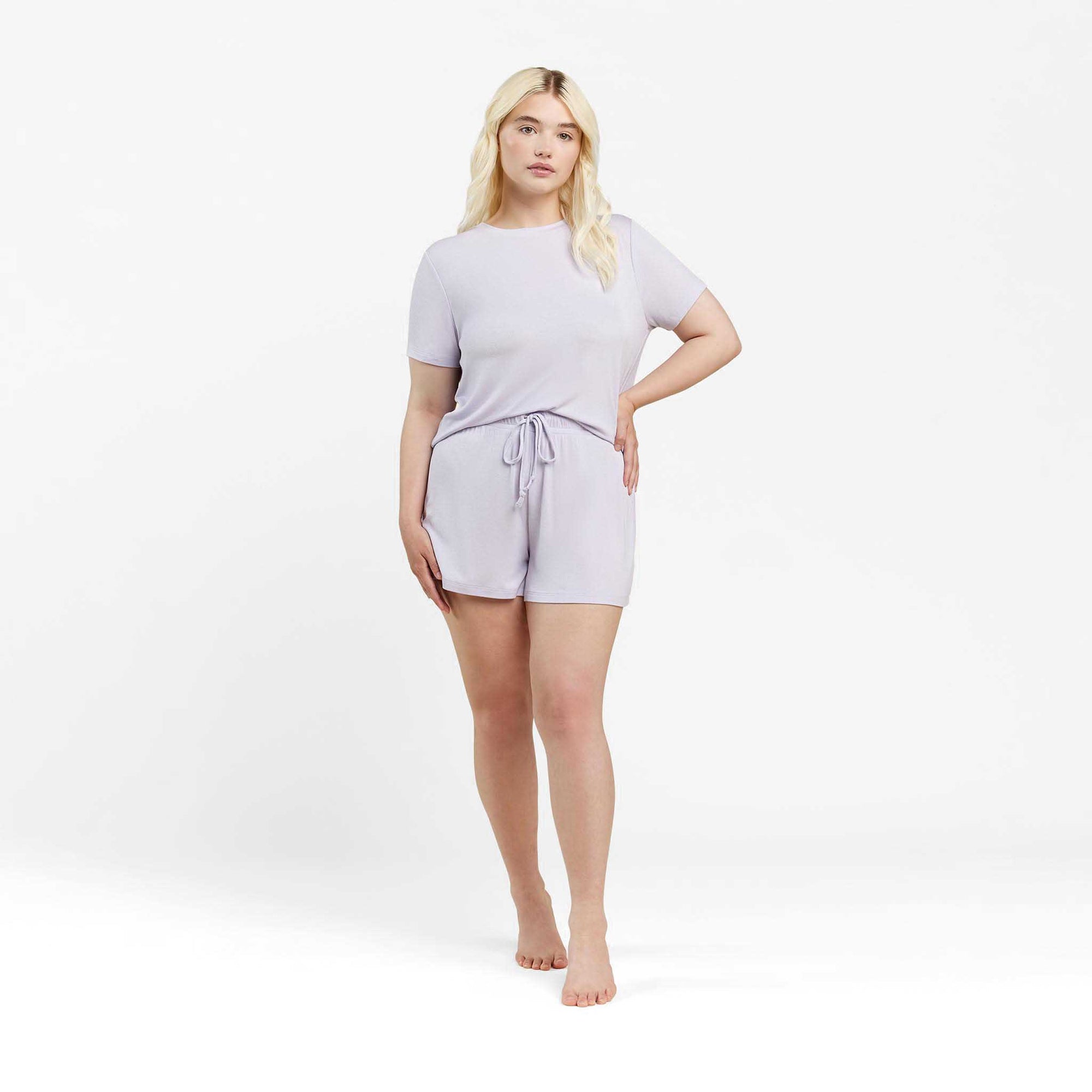 Ribbed Pajama Short Set